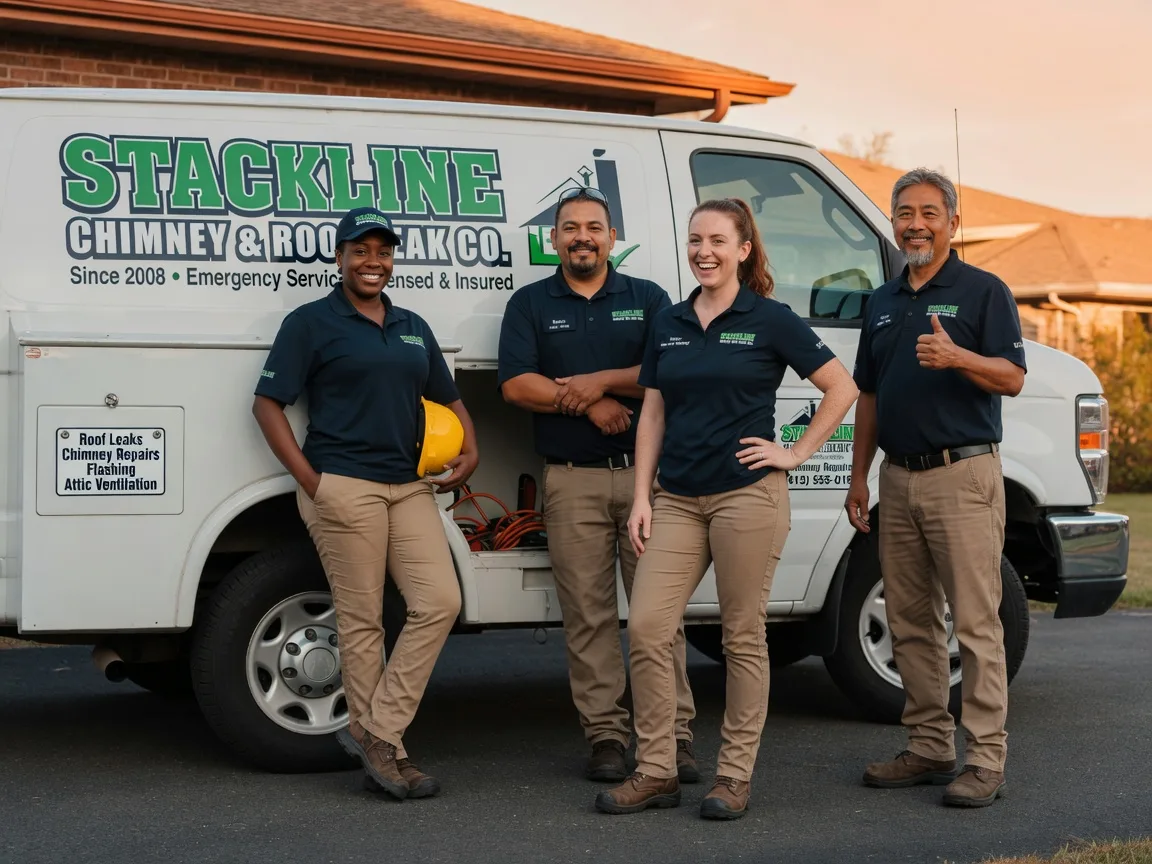 Chimney flashing repair company in Hathaway Pines, CA